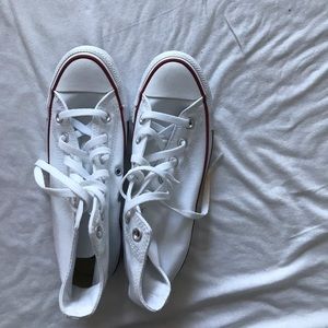COPY - All white converse high tops
